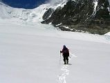 12 Jerome Ryan Crossing The East Rongbuk Glacier On The Way To Lhakpa Ri Camp I